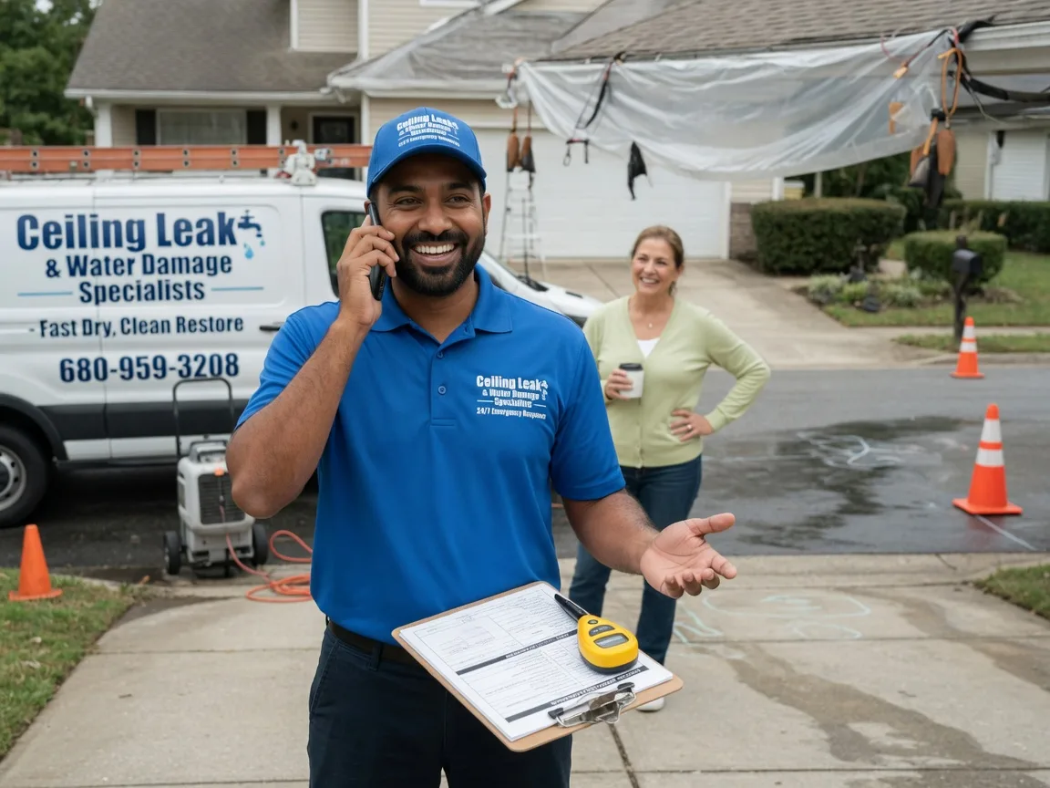 Ceiling Leak Cleanup Matlock, IA FAQs